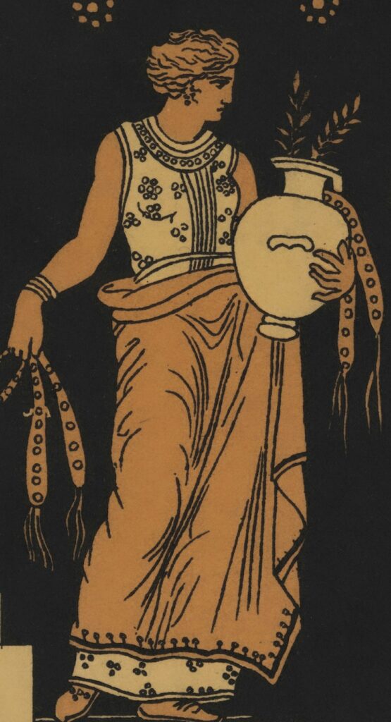 A portrayal of Electra from Greek mythology